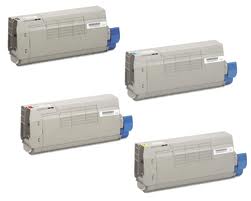 Compatible Okidata C5900 Toner Cartridge Combo Pack (BK/C/M/Y) (4332442MP)