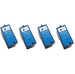 Compatible Dell 725/Aio810 Color Inkjet (4/PK) (Series 6) (4CLR725)