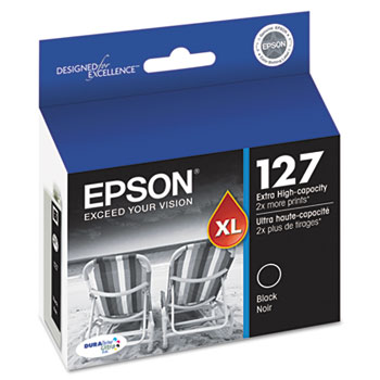 Epson NO. 127 Black Inkjet (945 Page Yield) (T127120)
