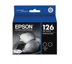 Epson NO. 126 Black Inkjet (2/PK-740 Page Yield) (T126120-D2)