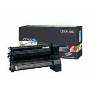 Lexmark C772/X772 Cyan Extra High Yield Toner Cartridge (15000 Page Yield) (C7722CX)