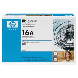HP LaserJet 5200 TAA Complaint Toner Cartridge (12000 Page Yield) (NO. 16A) (Q7516AG)