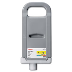 Canon PFI-701Y Yellow High Yield Wide Format Inkjet (700 ML) (0903B001AA)