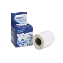 Dymo 2 1/4in Self-Stick CD/DVD Label (160/PK) (30854)
