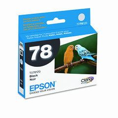 Epson NO. 78 Claria Hi-Definition Black Inkjet (T078120)