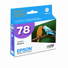 Epson NO. 78 Claria Hi-Definition Magenta Inkjet (T078320)