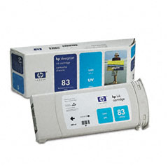 HP NO. 83 UV Cyan Inkjet (680 ML) (C4941A)