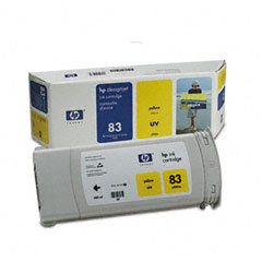 HP NO. 83 UV Yellow Inkjet (680 ML) (C4943A)
