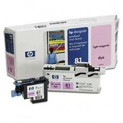 HP NO. 81 Light Magenta Printhead With Cleaner (C4955A)