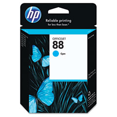 HP NO. 88 Cyan Vivera Inkjet (860 Page Yield) (C9386AN)