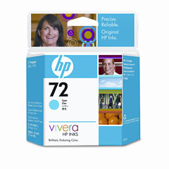HP NO. 72 Cyan Inkjet (69 ML) (C9398A)