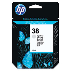 HP NO. 38 Light Gray Inkjet (27ML-320 Photos) (C4914A)