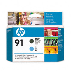 HP NO. 91 Black/Cyan Printhead (C9460A)
