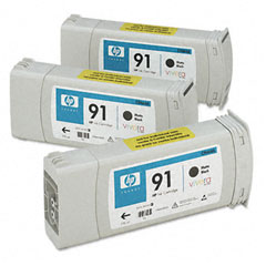 HP NO. 91 Matte Black Inkjet (3/PK-775 ML) (C9480A)