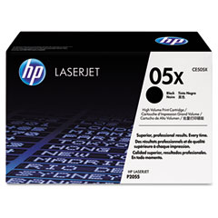 HP LaserJet P2050/2055 Toner Cartridge (6500 Page Yield) (NO. 05X) (CE505X)