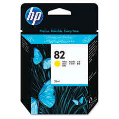 HP NO. 82 Yellow Inkjet (28 ML) (CH568A)