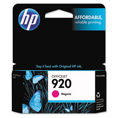 HP NO. 920 Magenta Inkjet (300 Page Yield) (CH635AN)