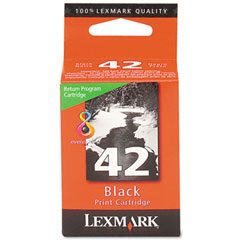 Lexmark NO. 42 Black Return Program Inkjet (18Y0142)