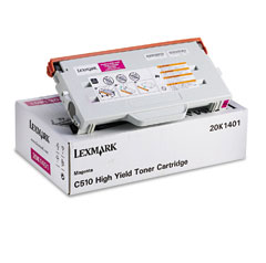Lexmark C510 Magenta Toner Cartridge (6600 Page Yield) (20K1401)