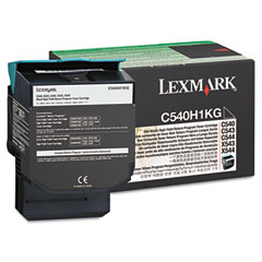 Lexmark C540/543/544/X544/546/548 Black GSA Return Program High Yield Toner Cartridge (2500 Page Yield) (C540H4KG)
