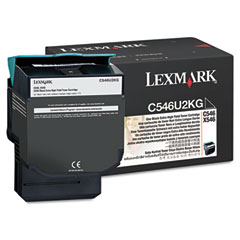 Lexmark C546/X546/X548 Black GSA Return Program High Yield Toner Cartridge (8000 Page Yield) (C546U4KG)
