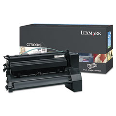 Lexmark C770/C772/X772 Black Toner Cartridge (6000 Page Yield) (C7702KS)