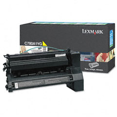 Lexmark C780/C782/X782 Yellow Toner Cartridge (6000 Page Yield) (C780A2YG)