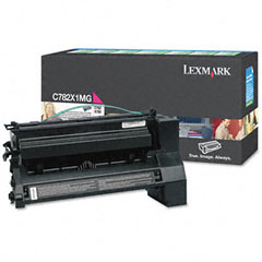 Lexmark C782/X782 Magenta Return Program Extra High Yield Toner Cartridge (15000 Page Yield) (C782X1MG)