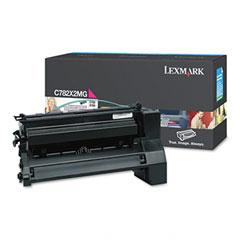 Lexmark C782/X782 Magenta Extra High Yield Toner Cartridge (15000 Page Yield) (C782X2MG)