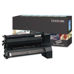 Lexmark C782/X782 Black Return Program Extra High Yield Toner Cartridge (15000 Page Yield) (C782X4KG)