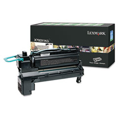 Lexmark X792 Black Return Program High Yield Toner Cartridge (20000 Page Yield) (X792X1KG)