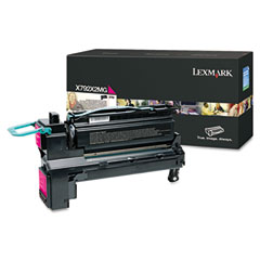 Lexmark X792 Magenta High Yield Toner Cartridge (20000 Page Yield) (X792X2MG)