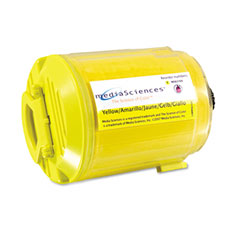Media Sciences MS6110Y Yellow Toner Cartridge (1000 Page Yield) - Equivalent to Xerox 106R01273