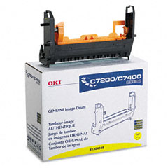 Okidata C7200/7400 Yellow Drum Unit (30000 Page Yield) (TYPE C2) (41304105)