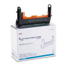 Okidata C7100/7550 Cyan Imaging Drum Unit (30000 Page Yield) (TYPE C4) (41962803)