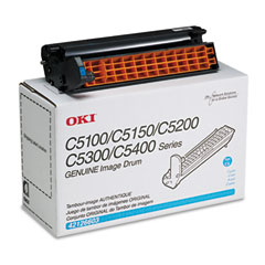 Okidata C5100/5510 Cyan Imaging Drum Unit (15000 Page Yield) (TYPE C6) (42126603)