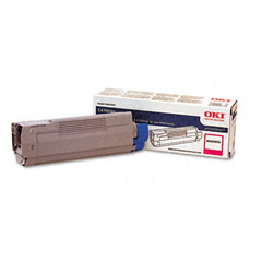 Okidata C5550/6100 Magenta Toner Cartridge (5000 Page Yield) (TYPE C9) (43324418)