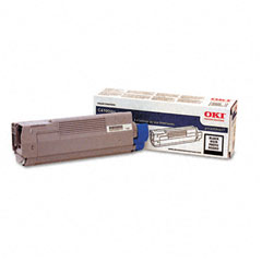 Okidata C5550/6100 Black Toner Cartridge (6000 Page Yield) (TYPE C9) (43324420)