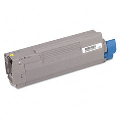 Okidata C5500/5800 Yellow Toner Cartridge (2000 Page Yield) (TYPE C8) (43381901)
