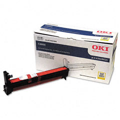 Okidata C8600/C8800 Yellow Imaging Drum Unit (20000 Page Yield) (43449025)