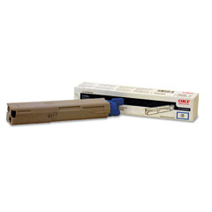 Okidata C3400/C3530/C3600 Cyan Toner Cartridge (2000 Page Yield) (43459303)