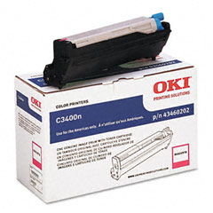 Okidata C3400/C3530/C3600 Magenta Imaging Drum Unit (Ships With 1000 Page Yield Toner Cartridge) (15000 Page Yield) (43460202)