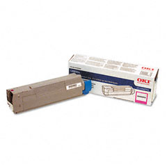 Okidata C8600/C8800 Magenta Toner Cartridge (6000 Page Yield) (43487734)