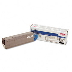 Okidata C8600/C8800 Black Toner Cartridge (6000 Page Yield) (43487736)