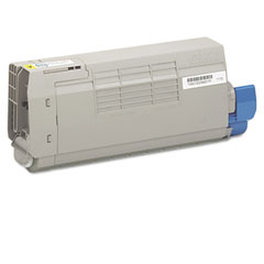 Compatible Okidata C5900 Yellow Toner Cartridge (5000 Page Yield) (43324421)