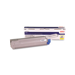 Okidata C810/830 Yellow Toner Cartridge (8000 Page Yield) (TYPE C14) (44059109)
