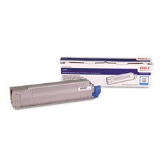 Okidata C810/830 Cyan Toner Cartridge (8000 Page Yield) (TYPE C14) (44059111)