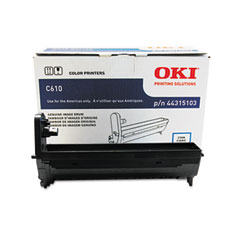 Okidata C610 Cyan Drum Unit (20000 Page Yield) (TYPE C15) (44315103)