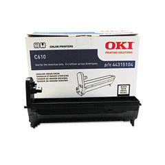 Okidata C610 Black Drum Unit (20000 Page Yield) (TYPE C15) (44315104)