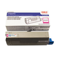 Okidata C711 Magenta Toner Cartridge (11500 Page Yield) (TYPE 16) (44318602)